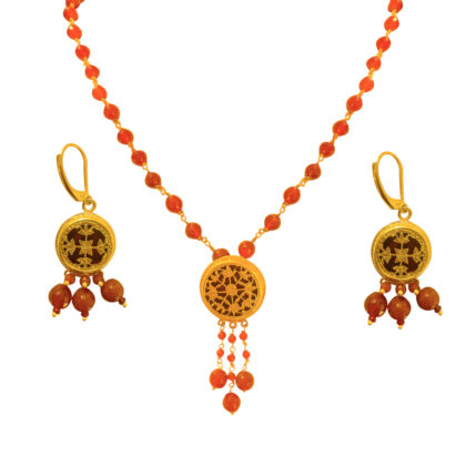 Thewa Round pendent set