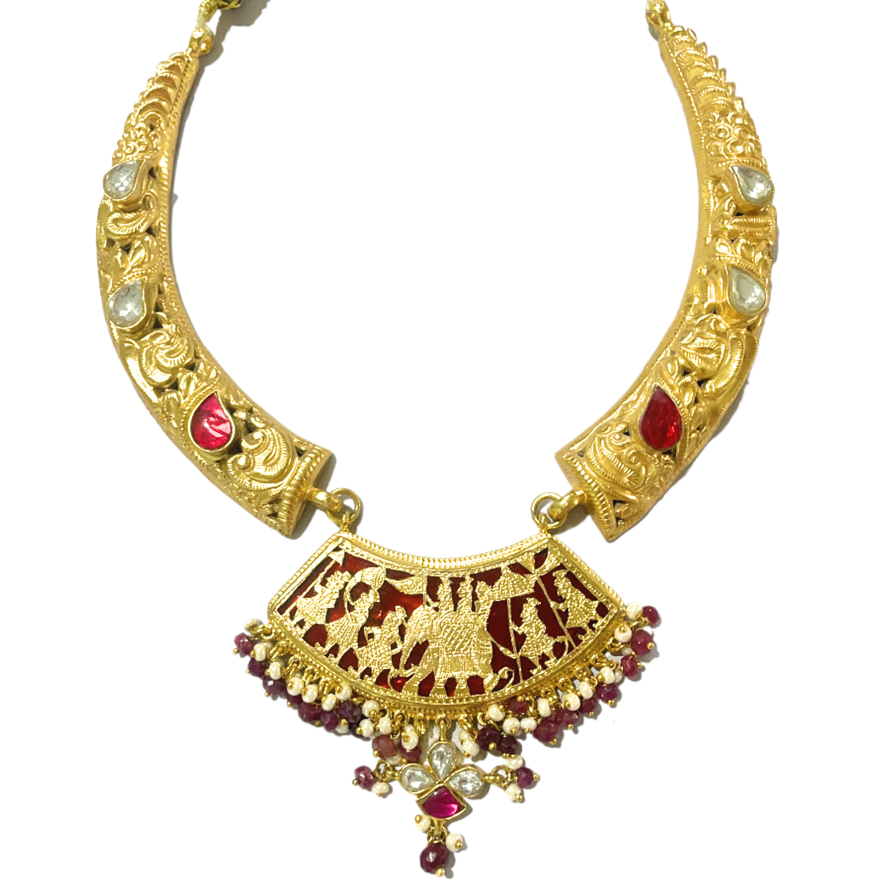 Hasli style Rajput thewa