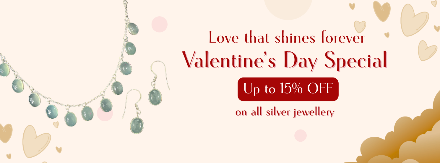 New Valentine offer on silver & gold jewelry