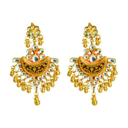 Thewa Kundan Earrings