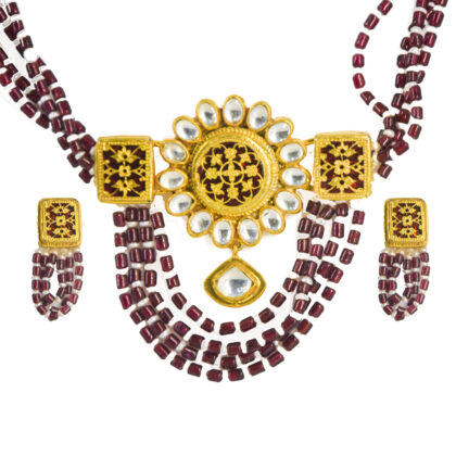 Thewa Kundan Chokar Set