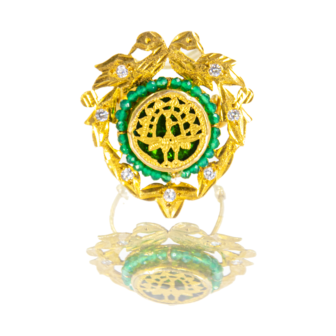 Thewa Filgiri Green Onyx Ring