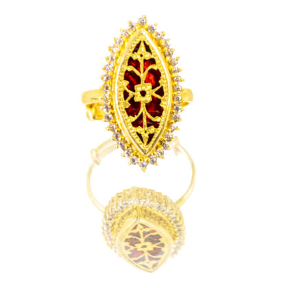 Thewa Mozonite Diamond Ring