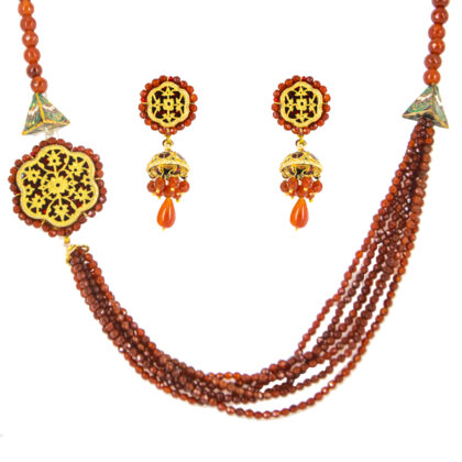Thewa Side Brooch Set