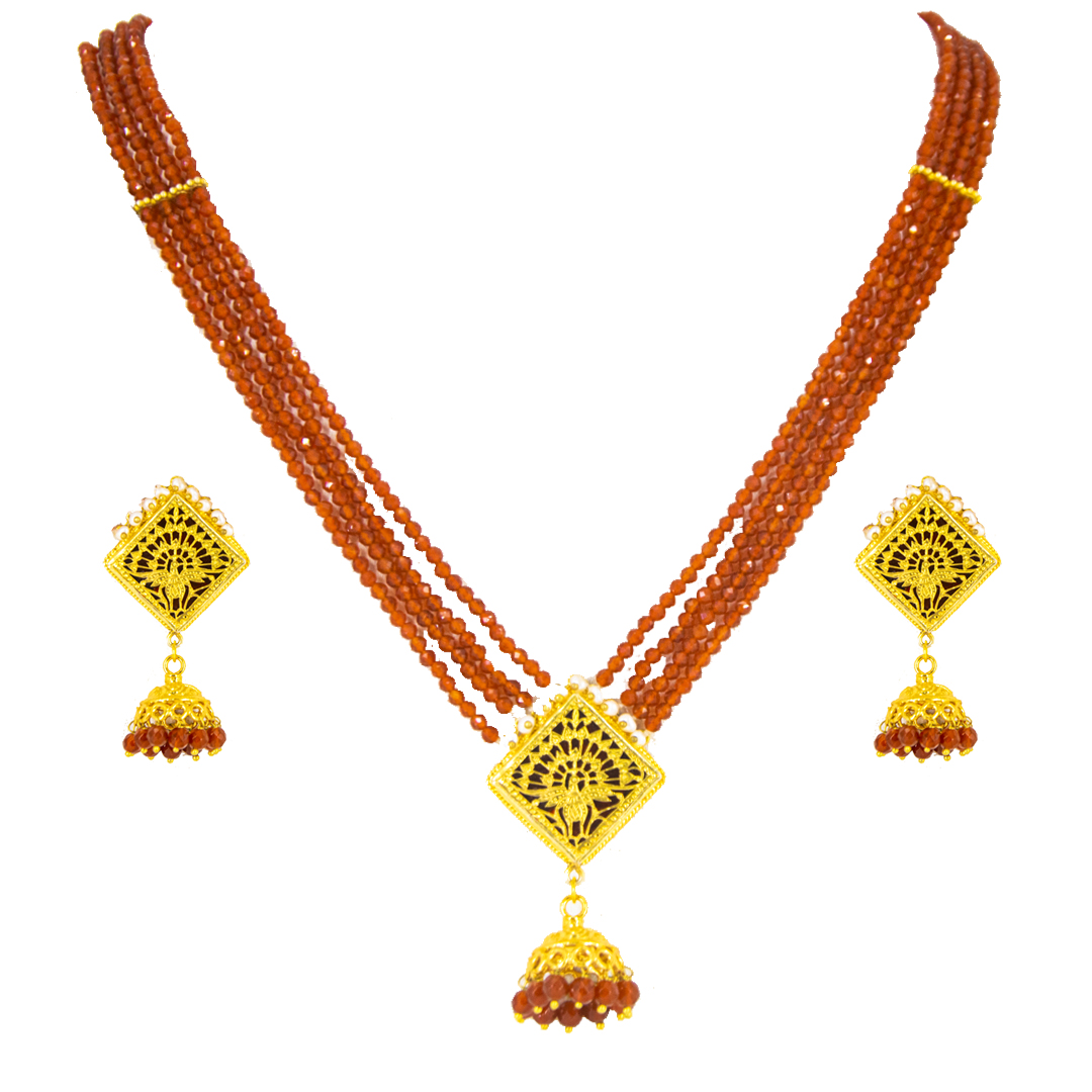 Thewa Red Collar Set