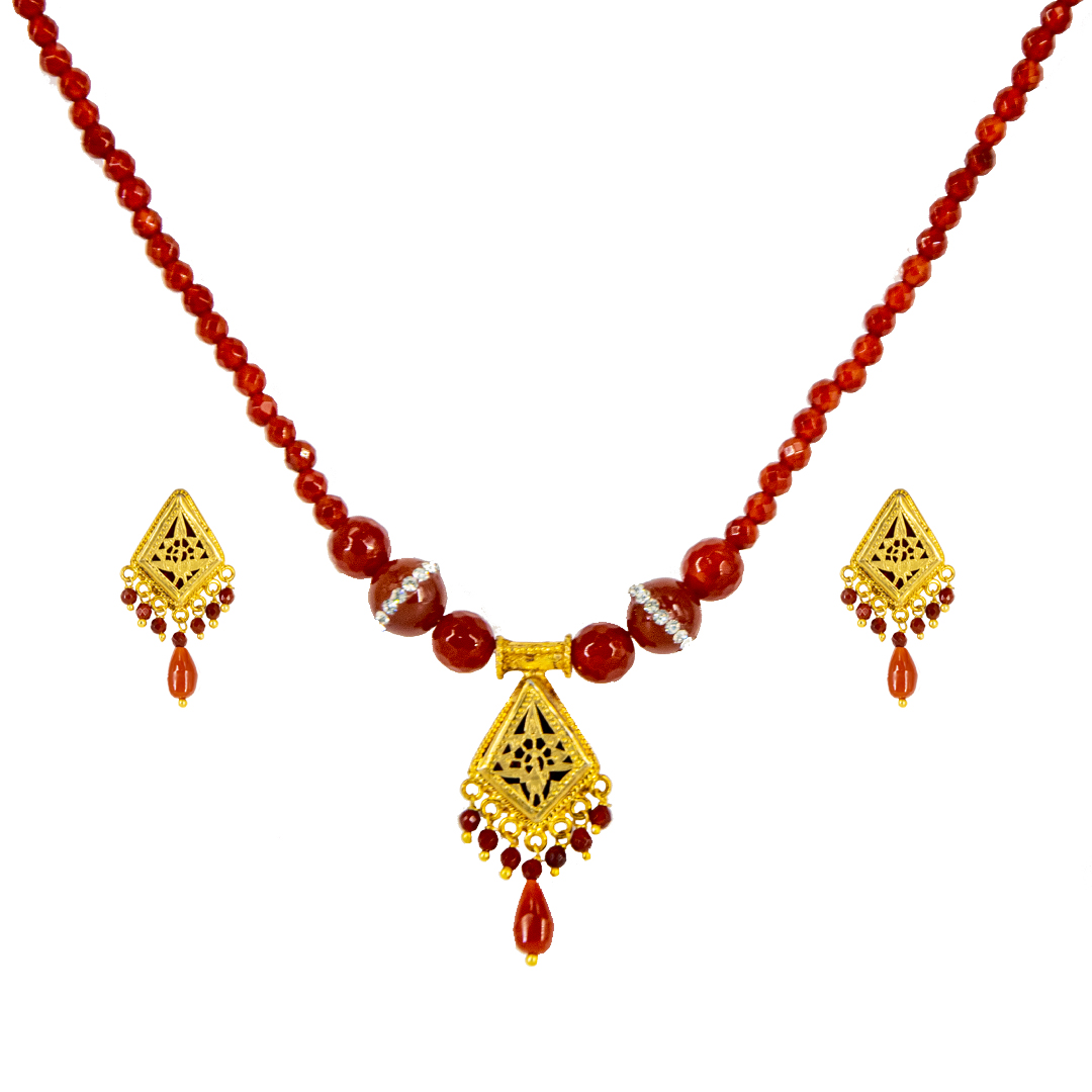 Thewa Red Onyx Small Set