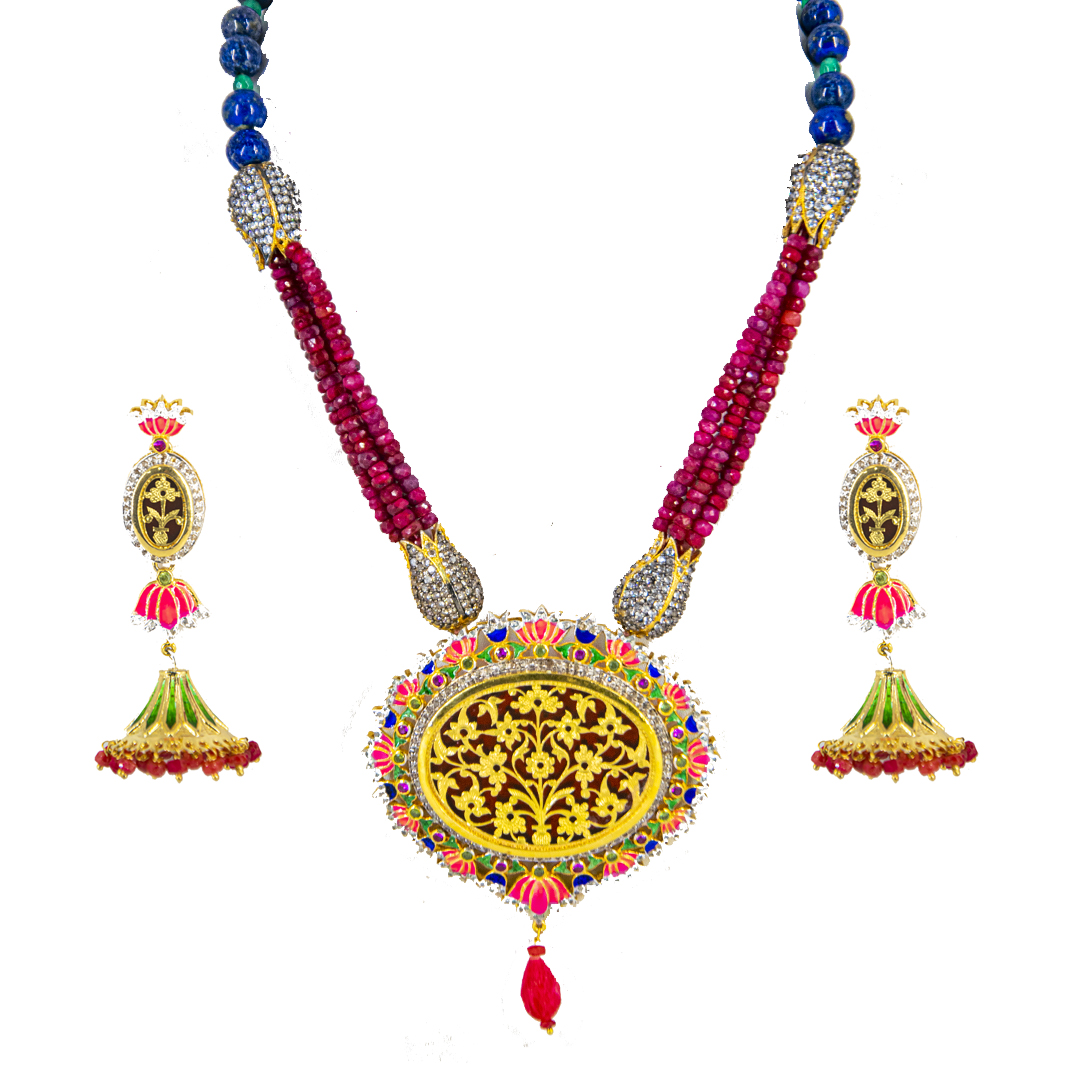 Thewa Fusion Diamond Ruby Set