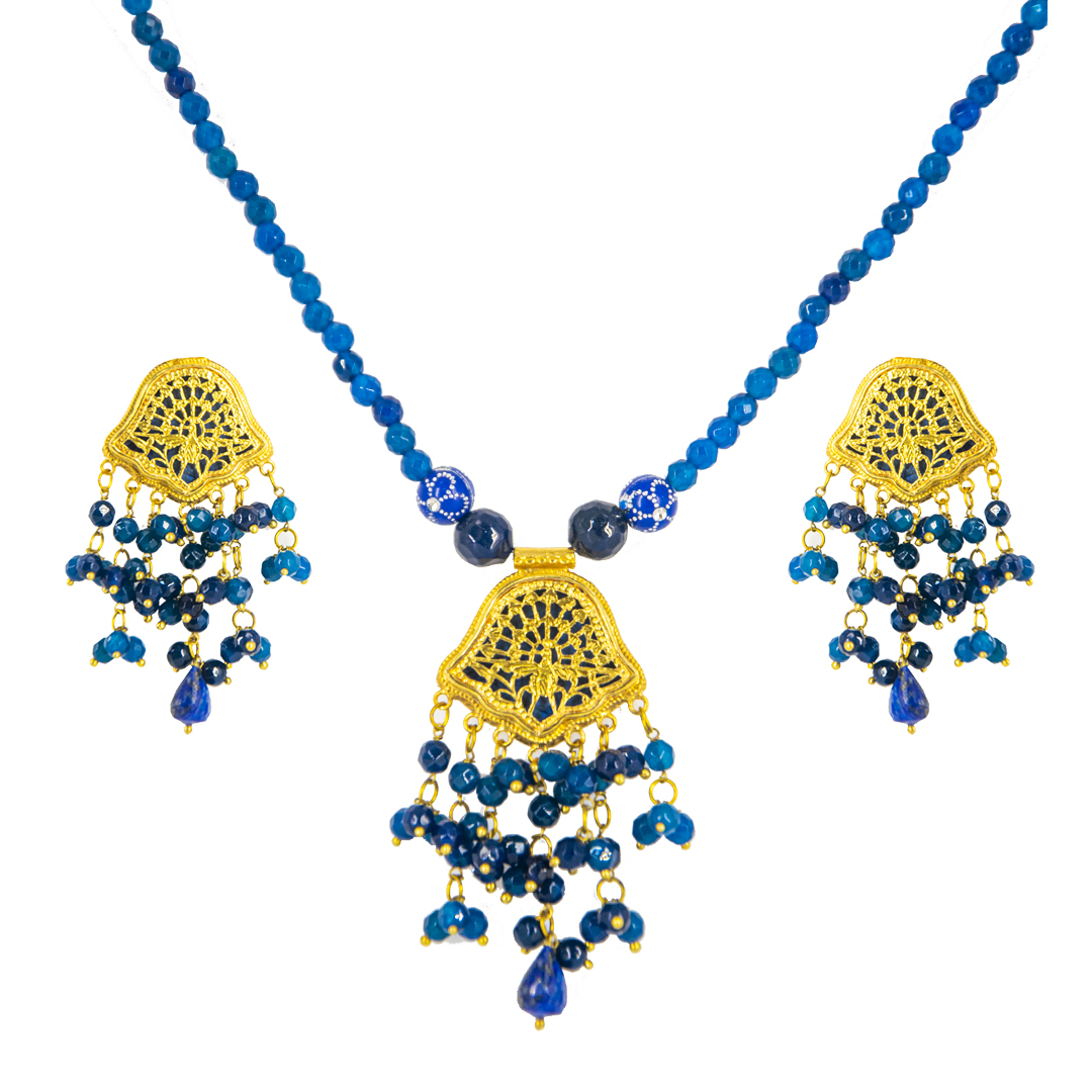 Thewa Blue Medium Set