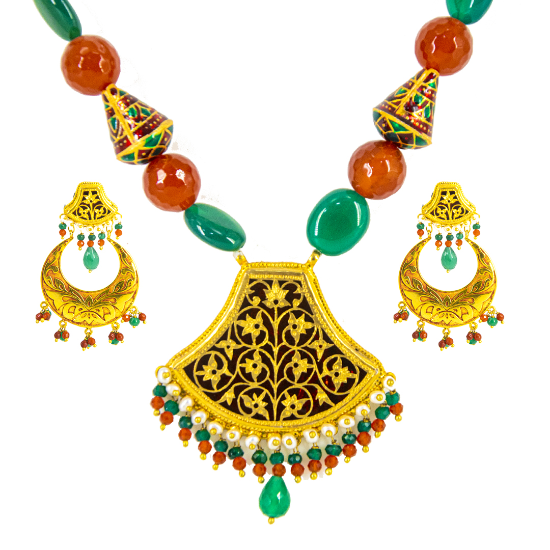 Thewa Red & Green Medium Set