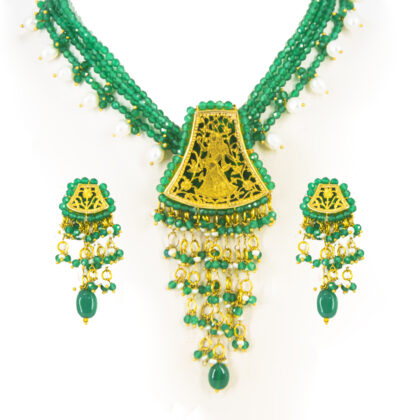 Thewa Green Lady Chokar