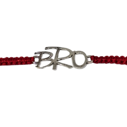 BRO text 925 Silver Rakhi 1