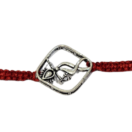 Lord Krishna Design 925 Silver Rakhi 1