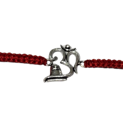 shiv om silver rakhi 2