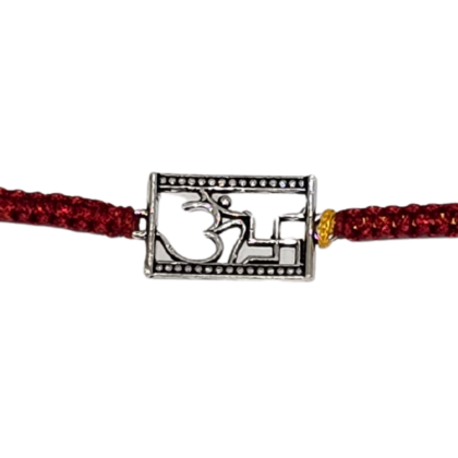 Om Swastik 925 silver rakhi 2